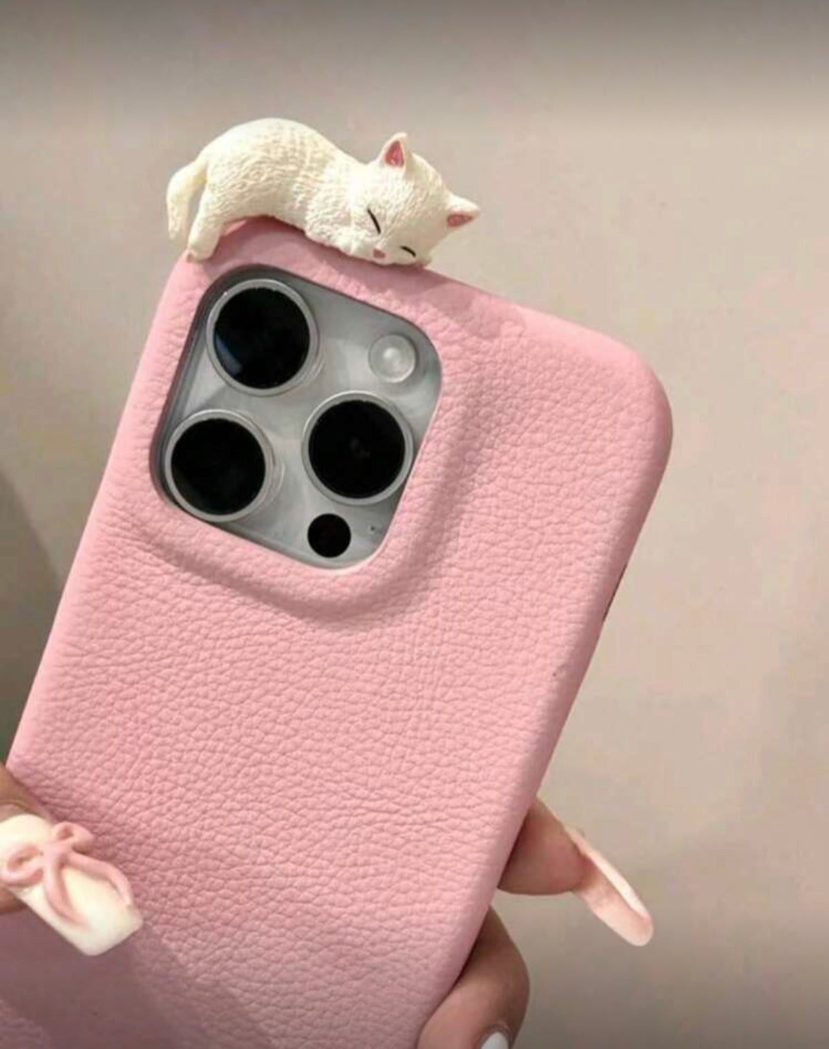 Litchi Leather Soft Back Case for (iPhone 11 Pro Max)