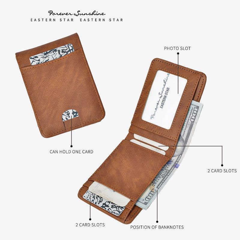Compact Men’s Leather Wallet – Premium Quality & Smart Design S1 code:1693