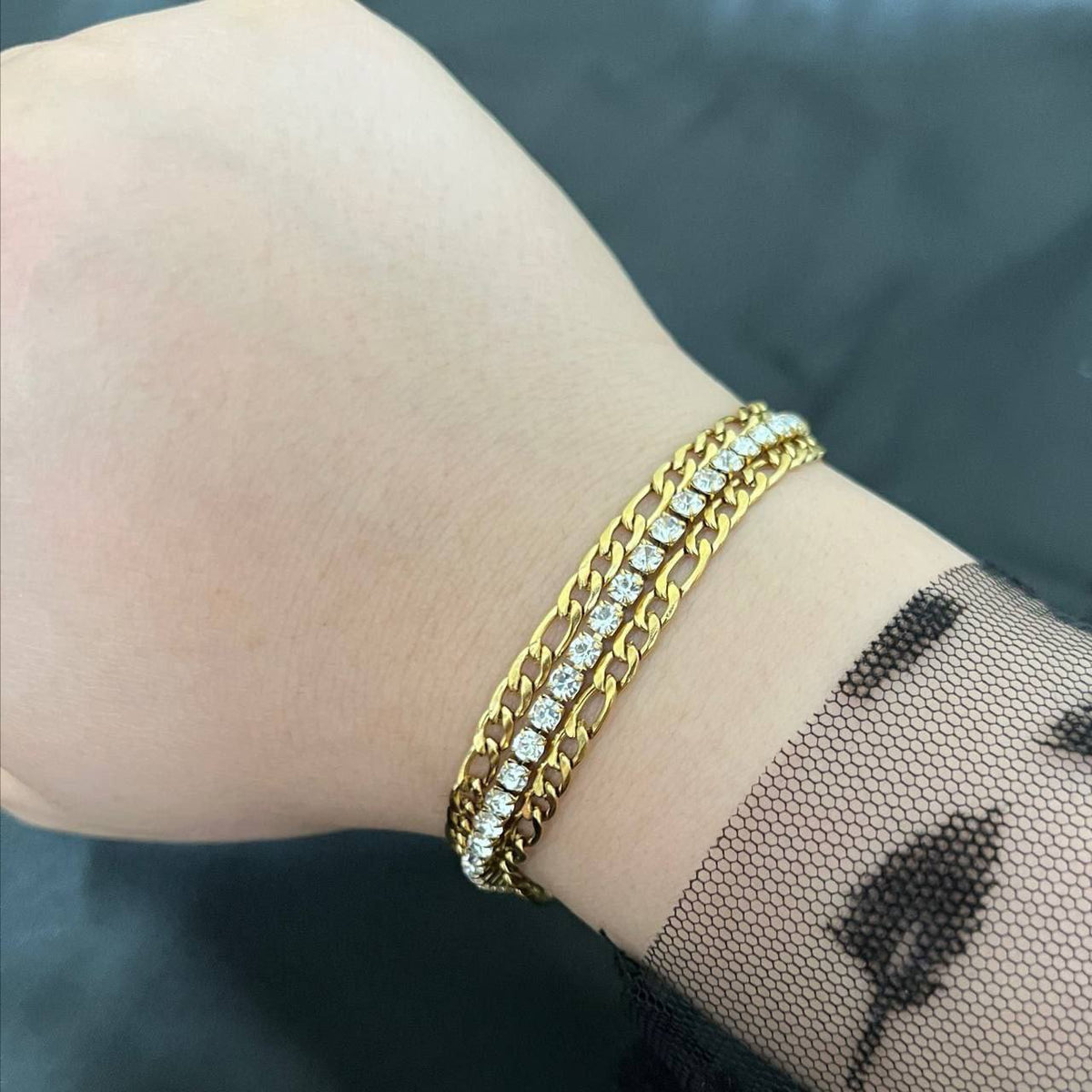Pure 316 Stainless Steel Triple-Row Bracelet S1