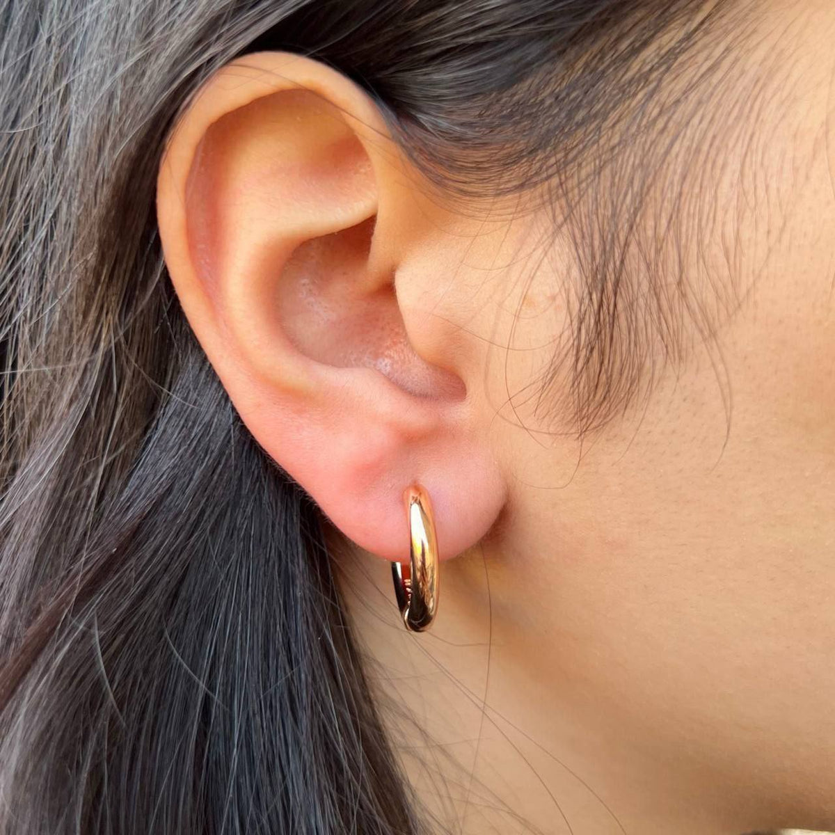 Chinese Gold Stud Earrings for Kids S1