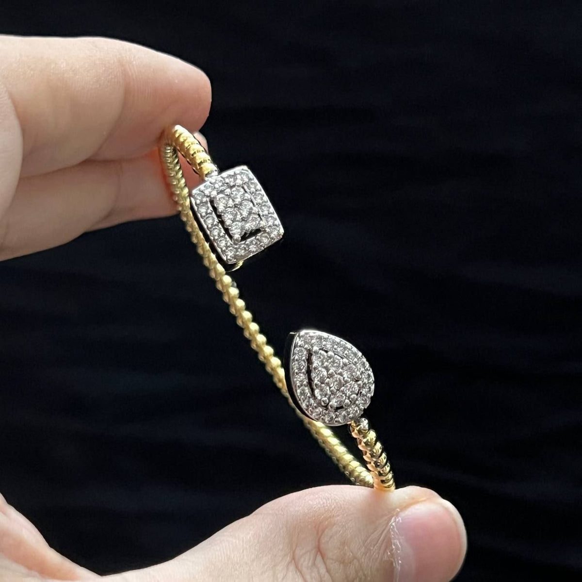 Gold Plated Zircon Bracelet S1