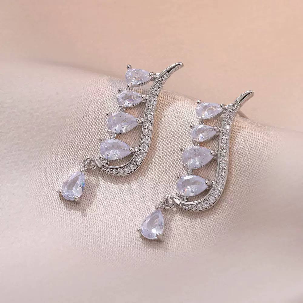 Twisted Column Hoop Earrings Silver 925 Gold Plated S1