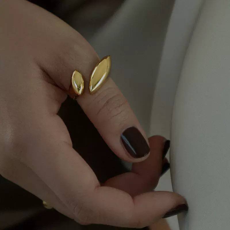 Pure 316 Stainless Steel Ring with Real Gold Plating S1