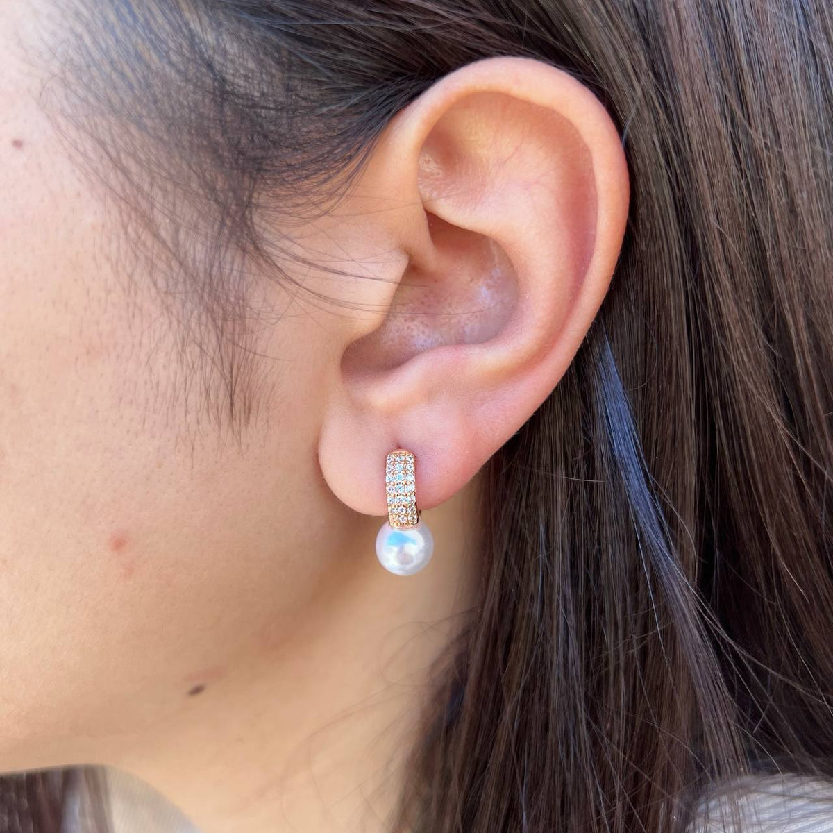 Small Single-Piece Gold Earring – Chinese, for Children S1