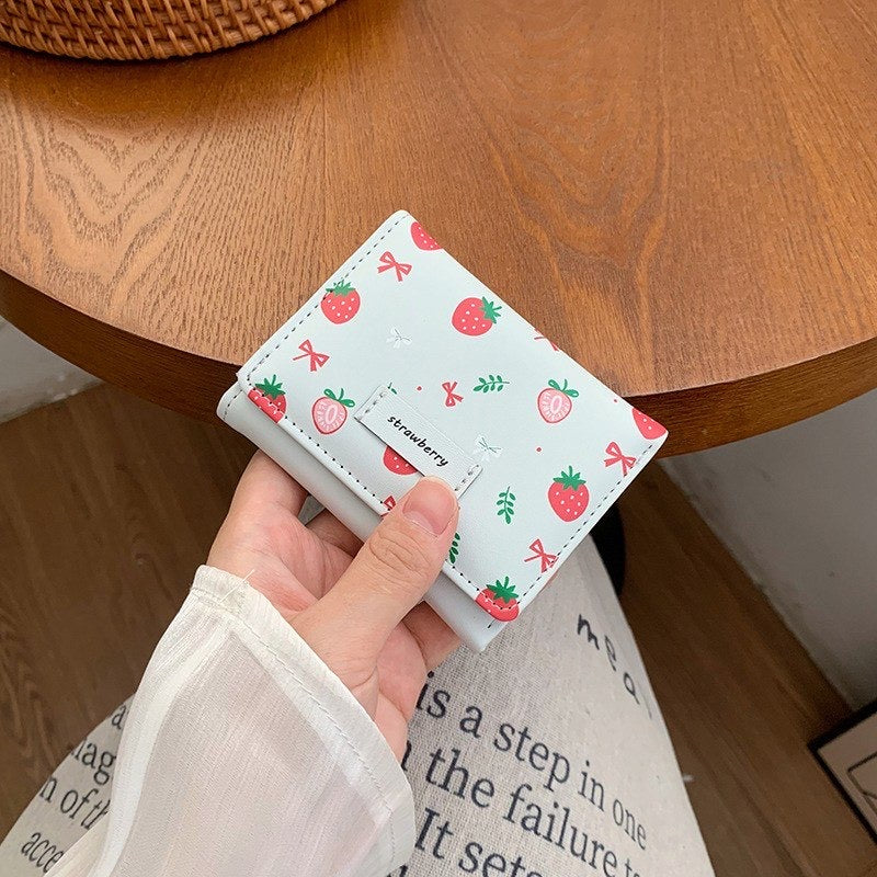 Cute Strawberry Wallet – Multiple Colors | S2