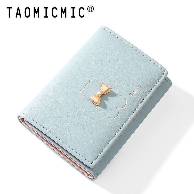 Cute Teddy Bear Wallet – Multiple Colors | S2
