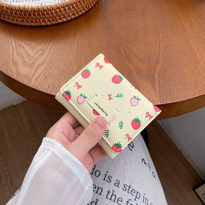 Cute Strawberry Wallet – Multiple Colors | S2