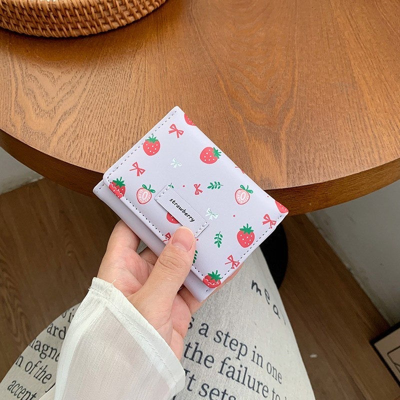 Cute Strawberry Wallet – Multiple Colors | S2