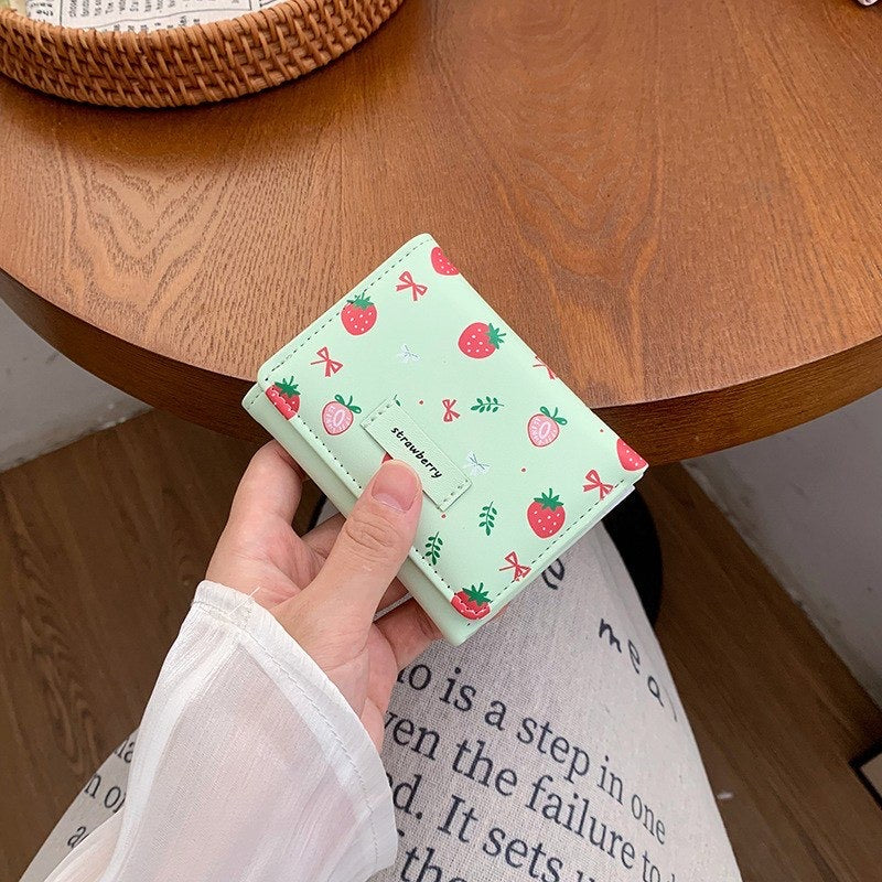 Cute Strawberry Wallet – Multiple Colors | S2