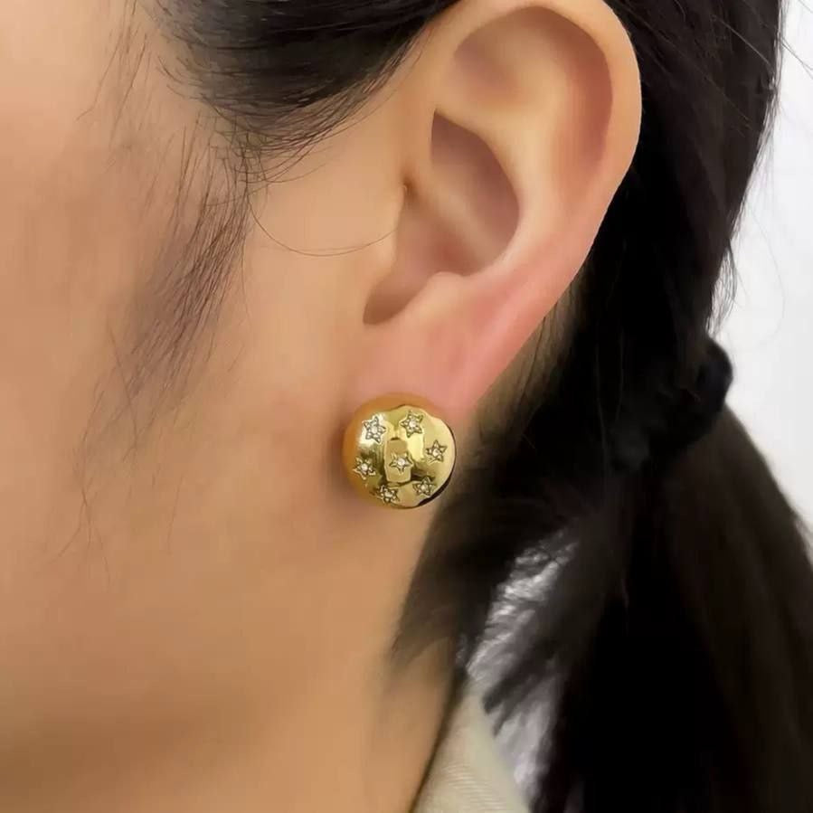 Double-Face Stud Earring – Pure 316 Stainless Steel S1