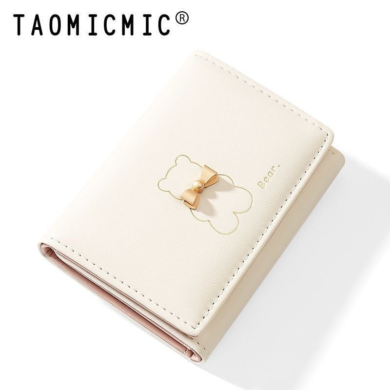 Cute Teddy Bear Wallet – Multiple Colors | S2