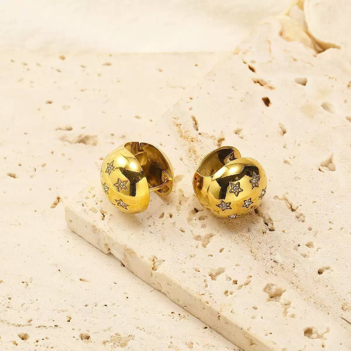 Double-Face Stud Earring – Pure 316 Stainless Steel S1