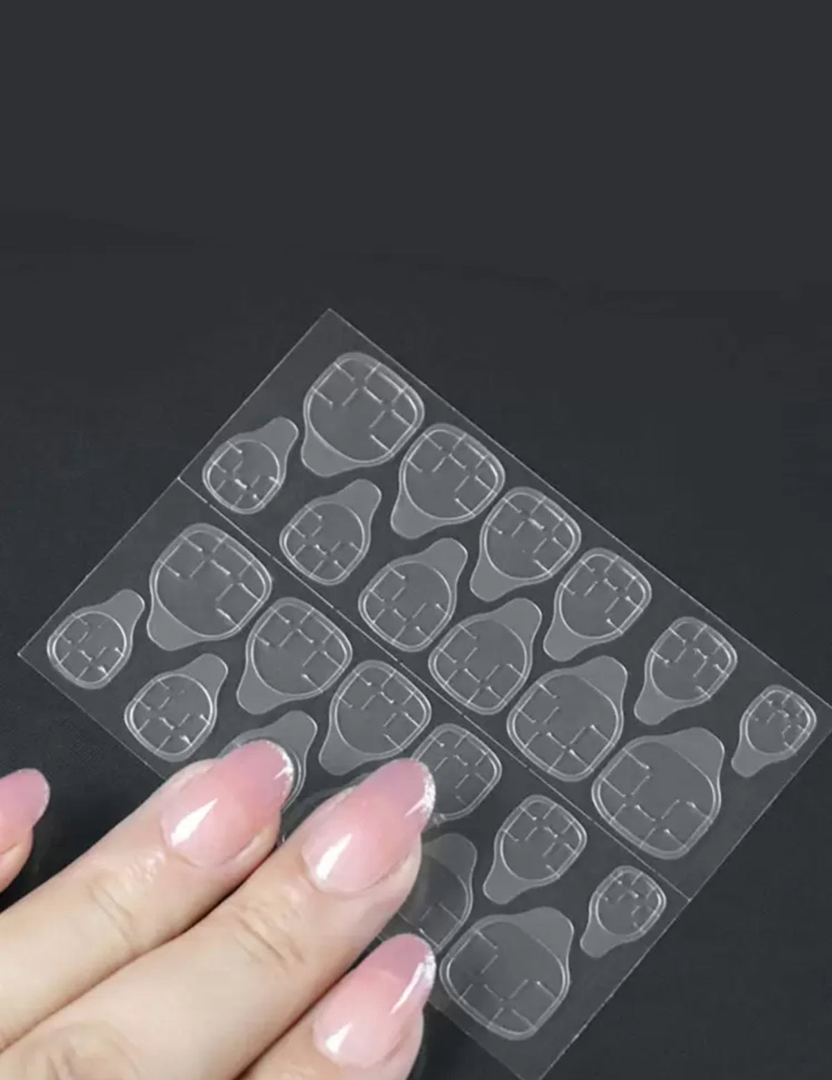 Nail Adhesive Tabs – 6 Sheets | Double-Sided Nail Glue Stickers - DI6058 - DI6061
