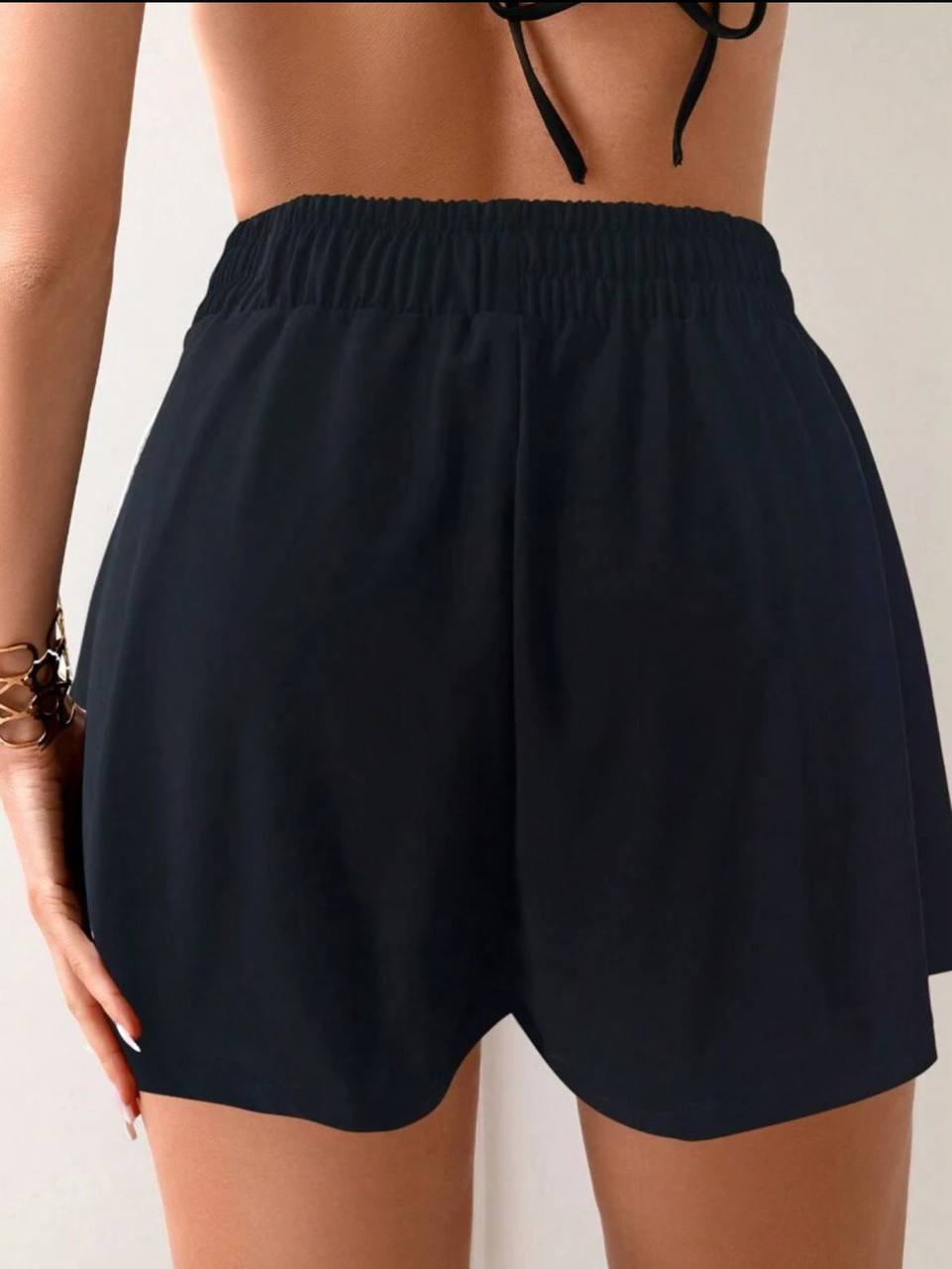 Women’s Solid Loose Beach Pants – Lightweight Summer Wide-Leg Lounge Trousers - MH1186