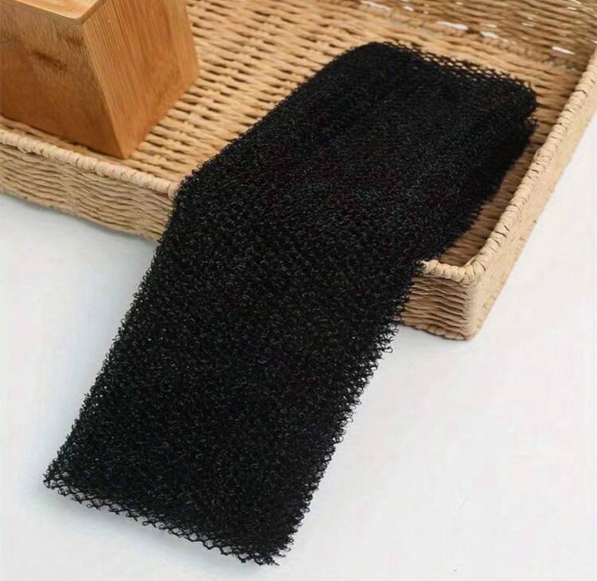 Exfoliating African Net Bath Sponge – Nylon Body Scrubber for Daily Skin Smoothing & Deep Cleansing
