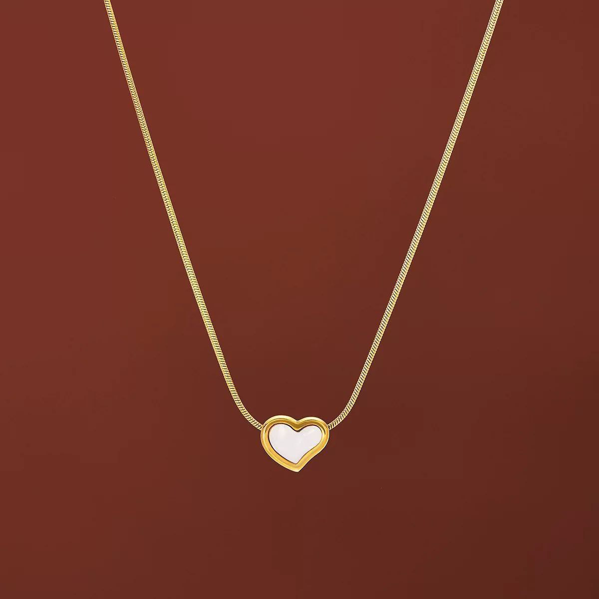 Pure 316 Stainless Steel Heart Necklace     S1