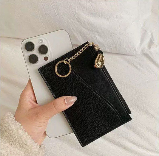 Slim Card Holder with Zipper & Bag Clip S1 code:R135