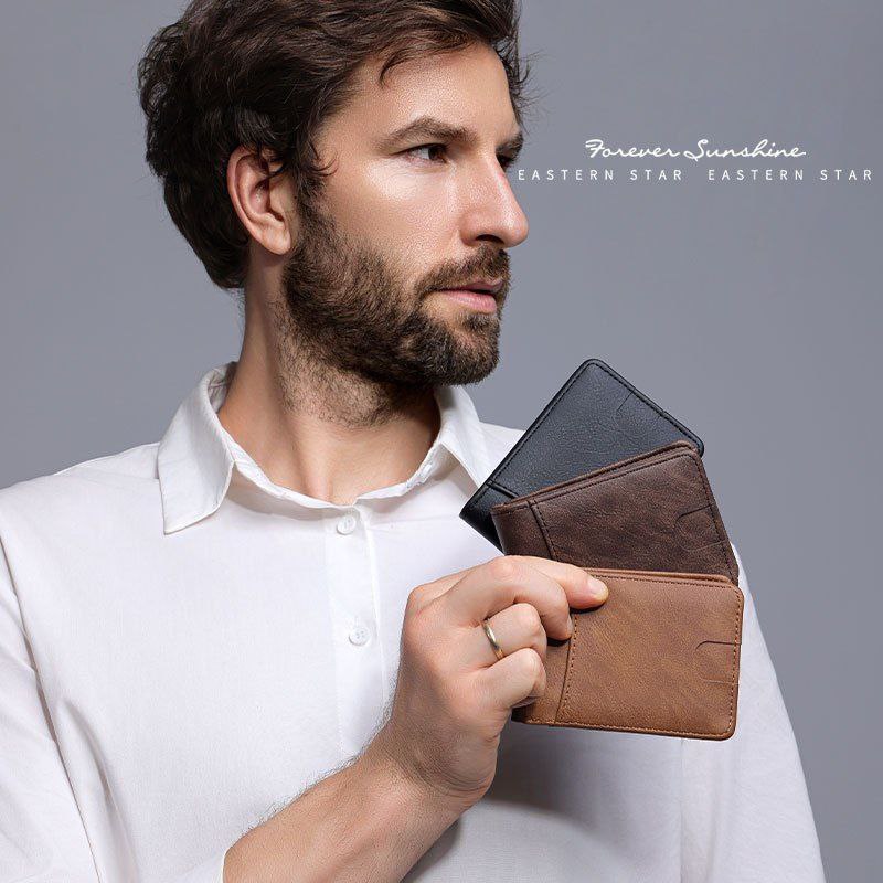 Compact Men’s Leather Wallet – Premium Quality & Smart Design S1 code:1693