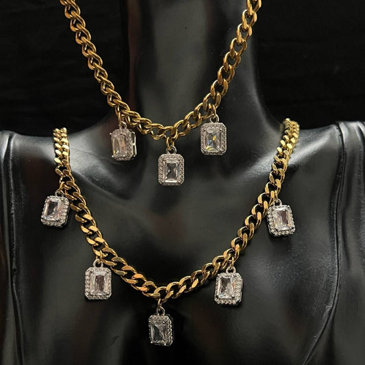 Pure Stainless Steel Jewelry Set 316     S1