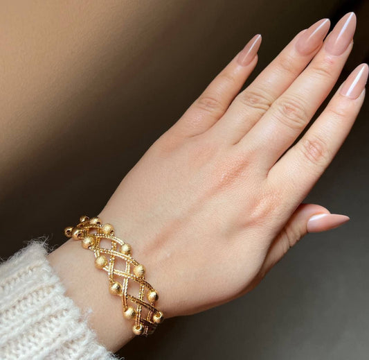 Chinese Gold Plated Bracelet Typical Gold     S1