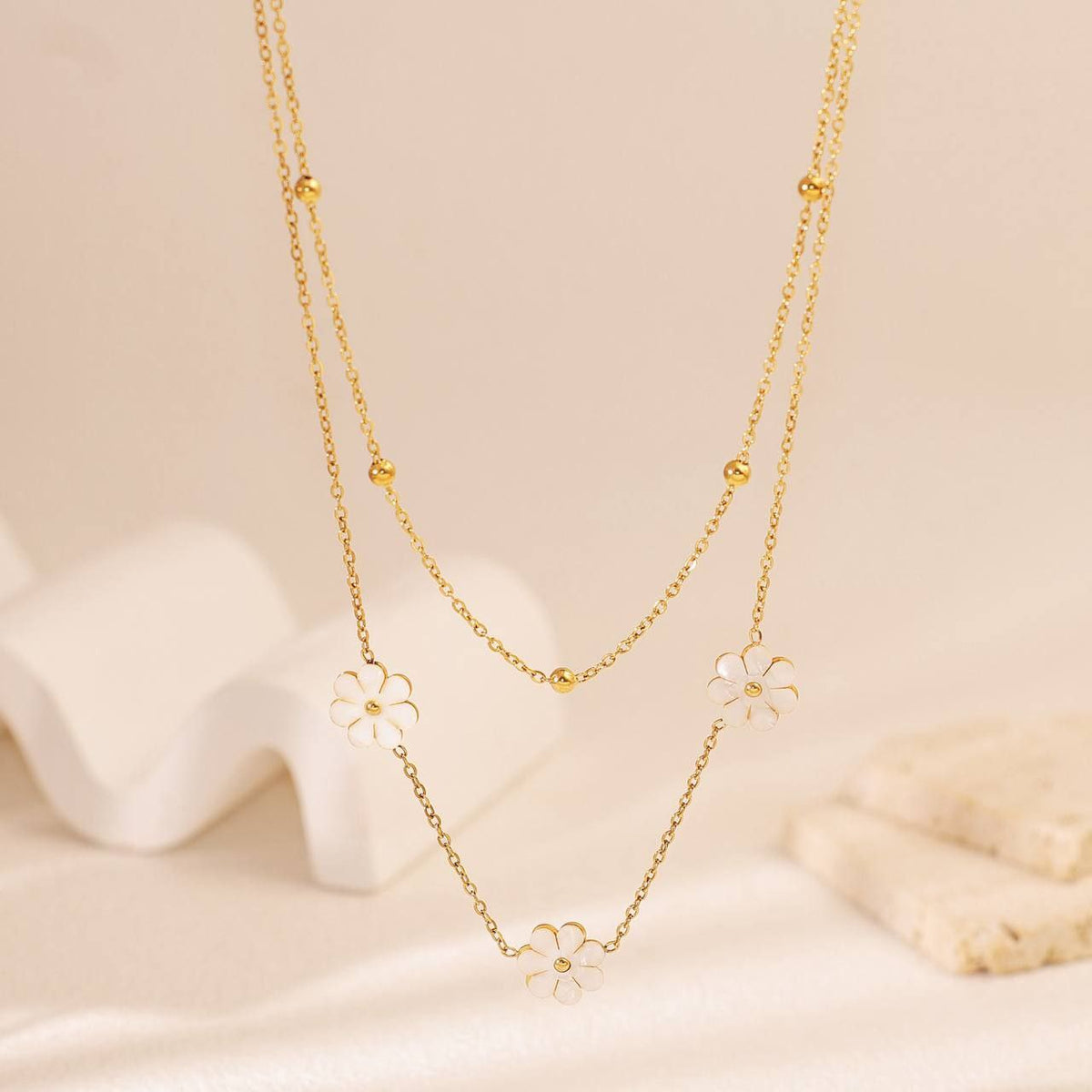 Double Layer Chain Stainless Steel 316 Pure     S1