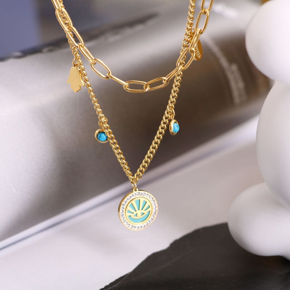 Double Layer 316 Stainless Steel Chain     S2