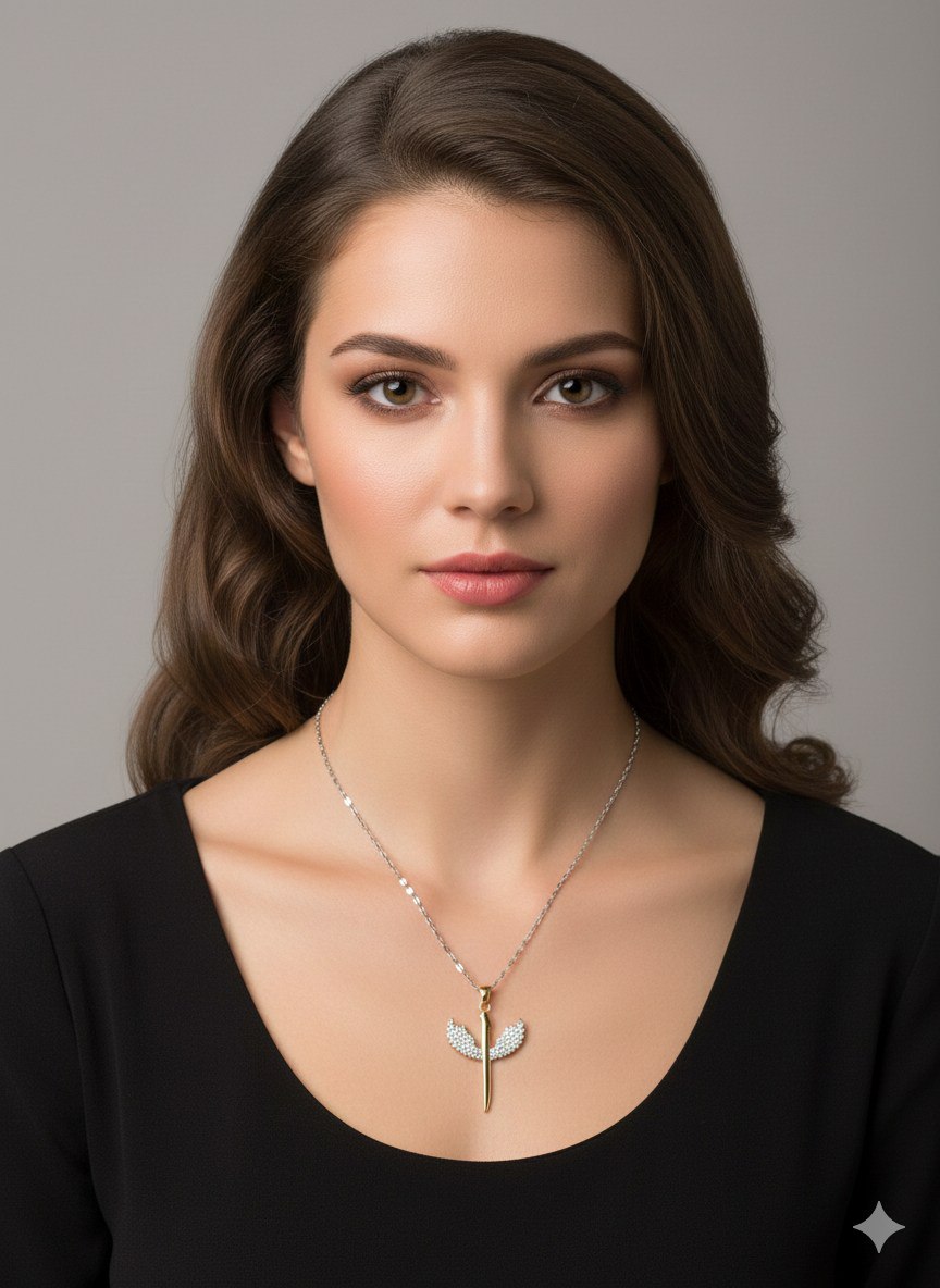 Pure 316 Stainless Steel Chain with Zircon Stones    S2